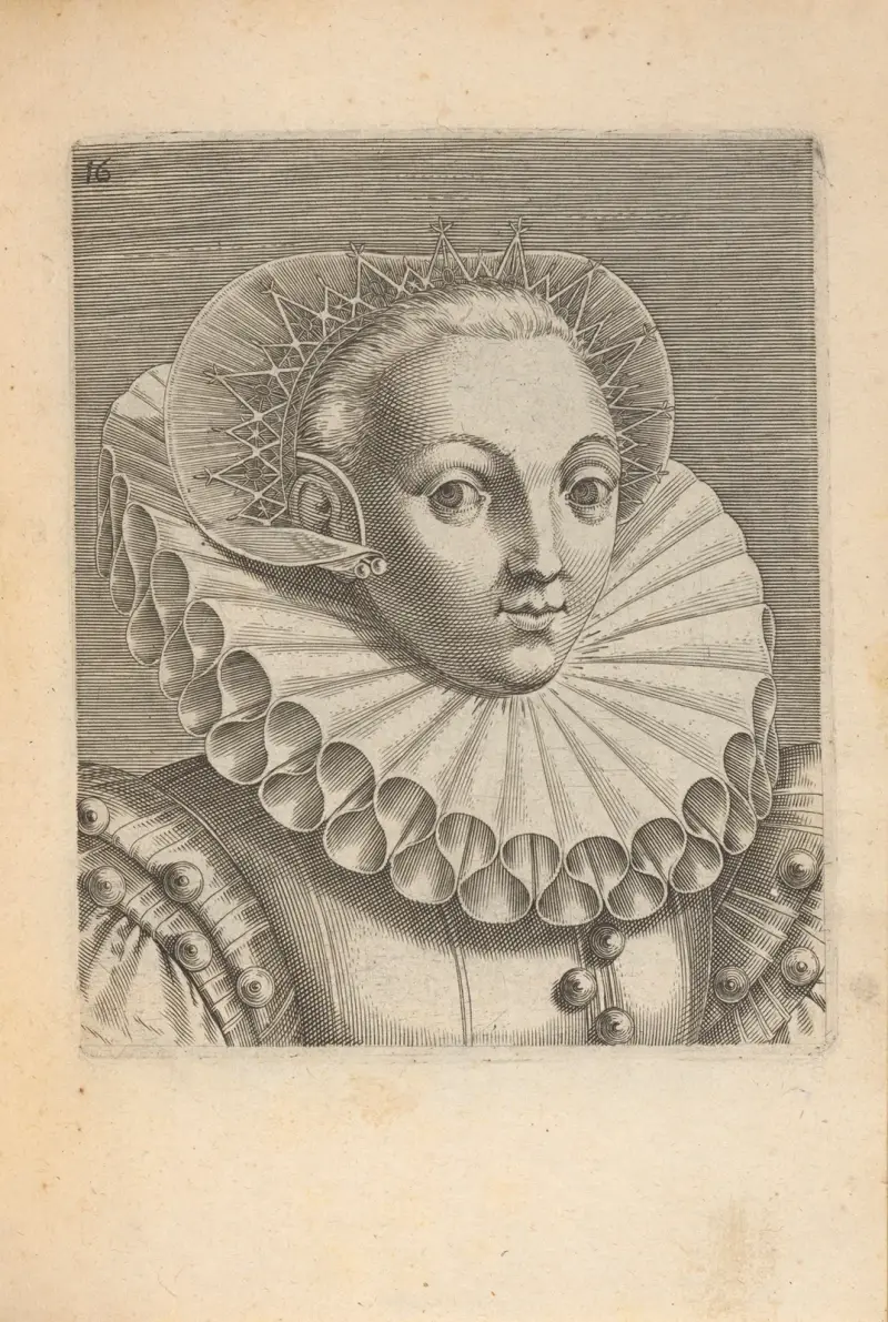 Female, Turned to Right, 1590 – nr 2 av Philip Galle