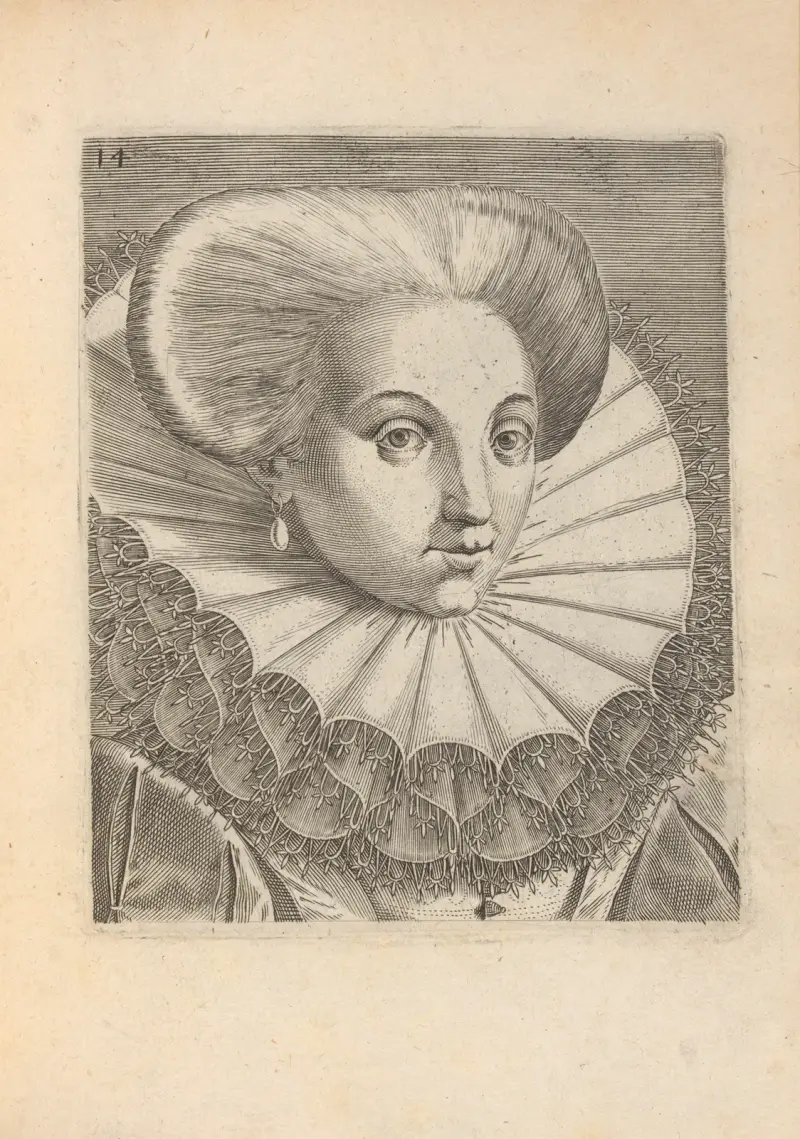 Female, Turned to Right, 1590 – nr 3 av Philip Galle
