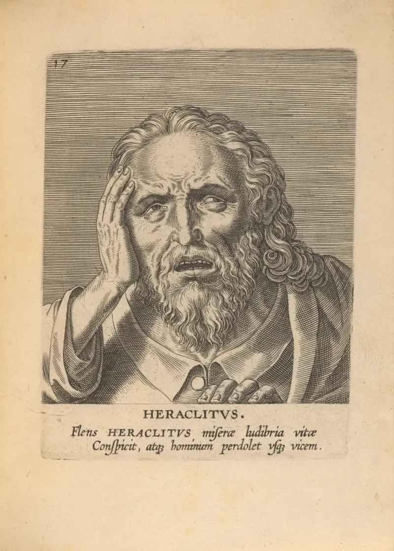 Heraklit von Philip Galle