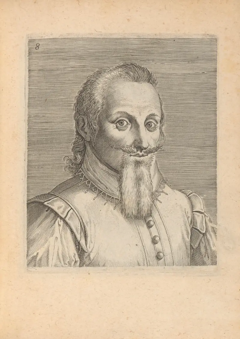 Male, Tunred to Right, 1590 – nr 2 av Philip Galle