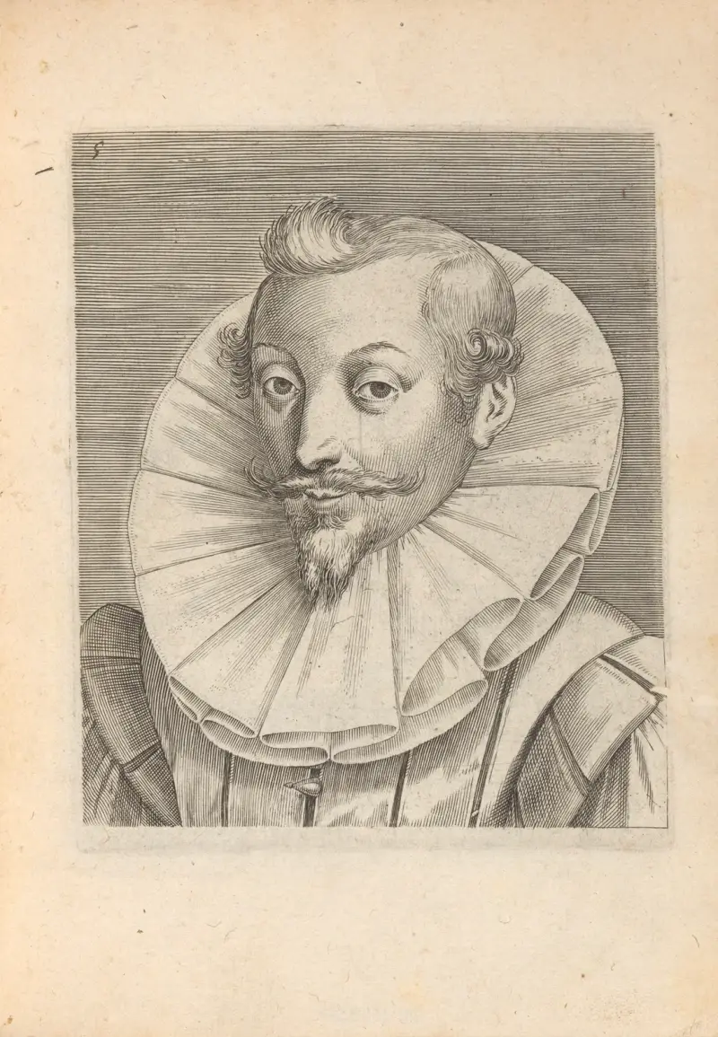 Male, Turned to Left, 1590 – nr 3 av Philip Galle