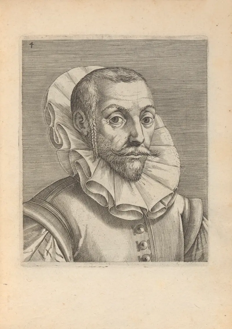 Male, Turned to Right, 1590 – nr 2 av Philip Galle