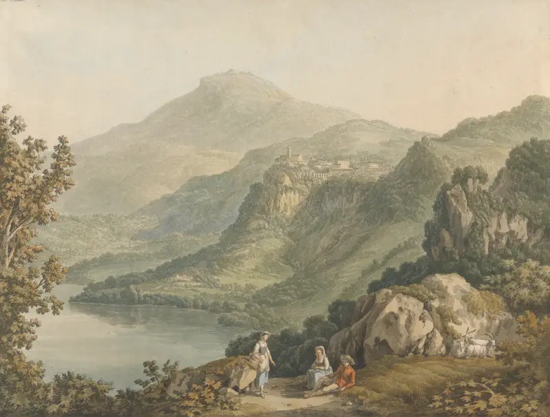 Jezero Nemi, Jacob Philipp Hackert
