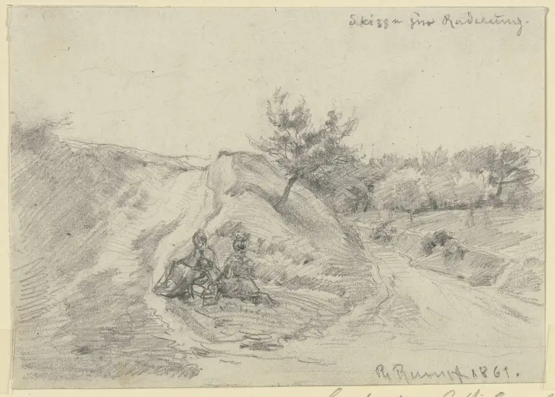 Vid Kugelbergweg nära Kronberg i Taunus av Philipp Rumpf