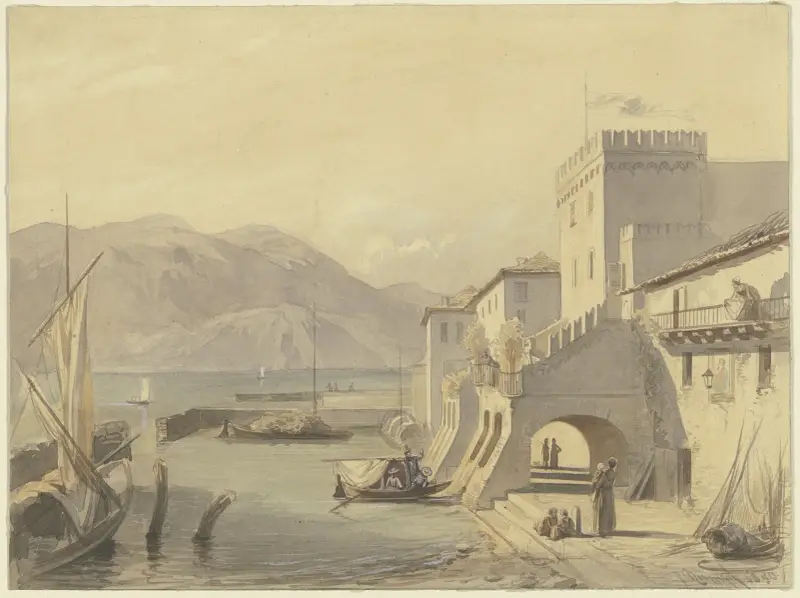 Oberitalienischer Hafen von Philipp Rumpf