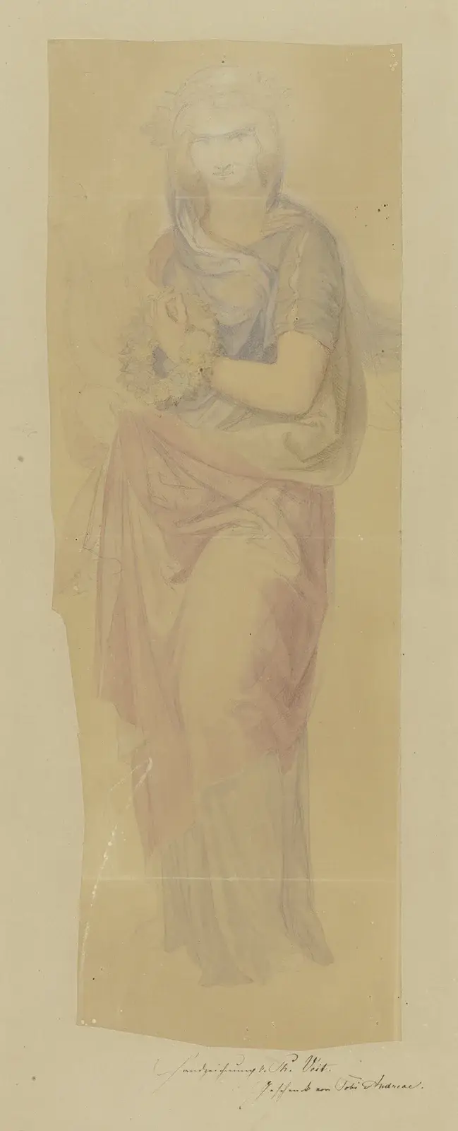 Allegory of poetry av Philipp Veit