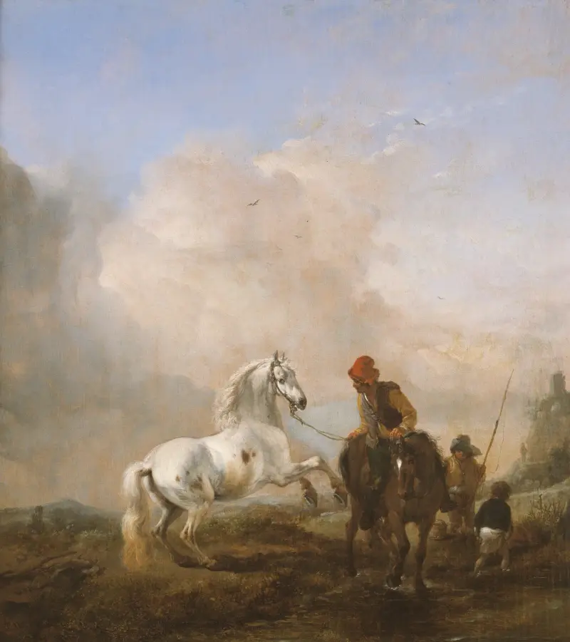 Der ungezähmte Schimmel von Philips Wouwerman
