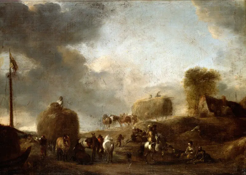 Höskörd av Philips Wouwerman