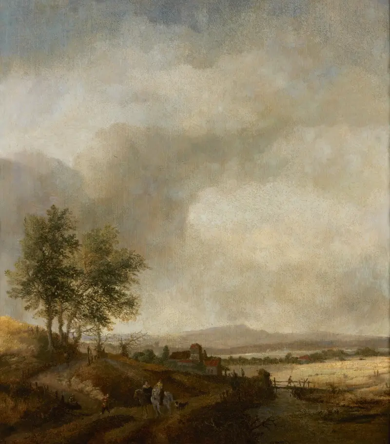 Krajina s jezdci, Philips Wouwerman
