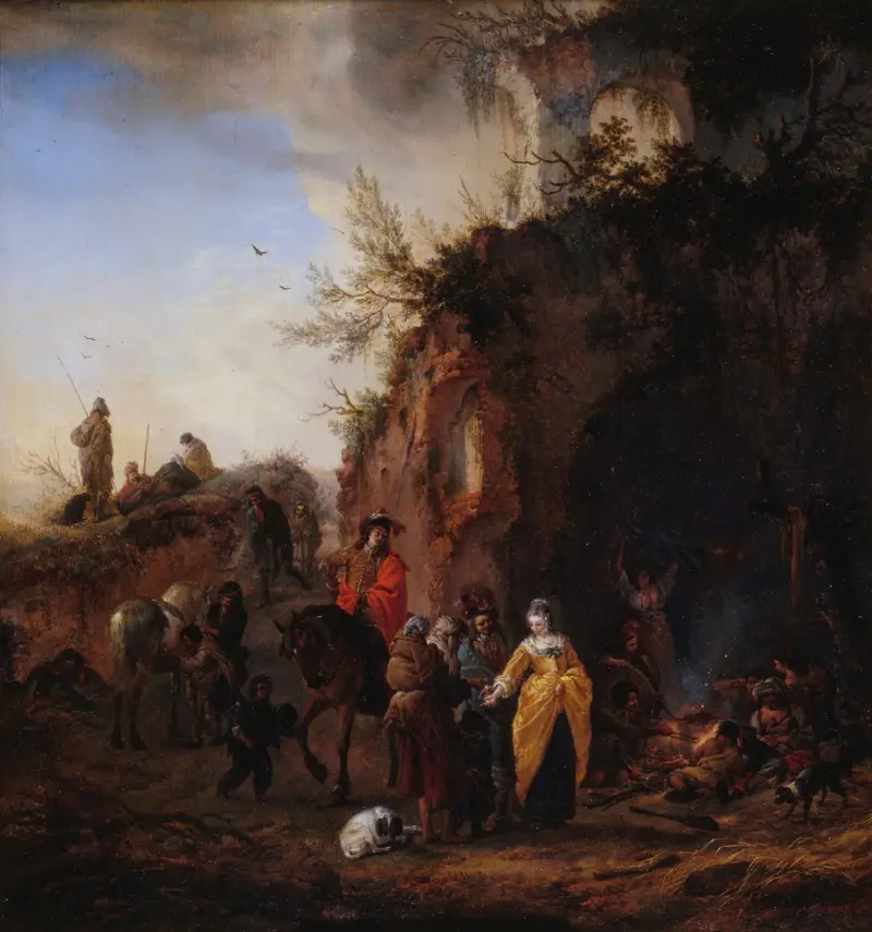 Die Zigeuner von Philips Wouwerman