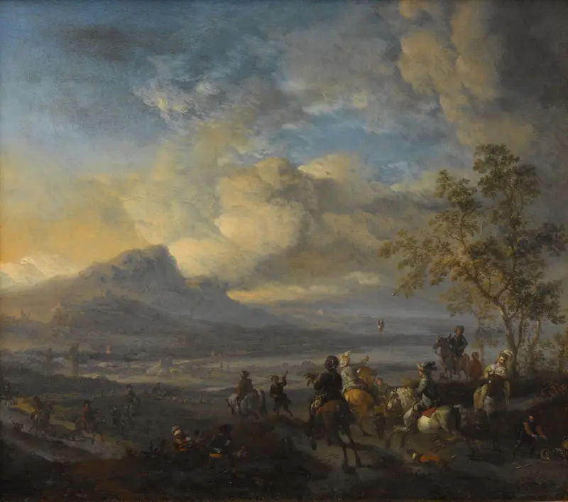 Polowanie z sokołem, Philips Wouwerman