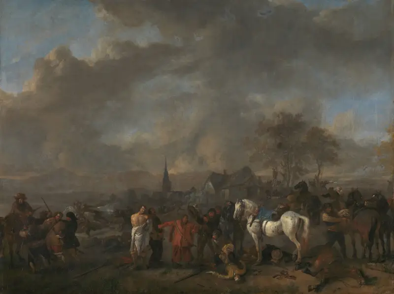 Der Sieg der Bauern von Philips Wouwerman