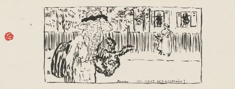 Arcachon qui veut des écopeaux! av Pierre Bonnard