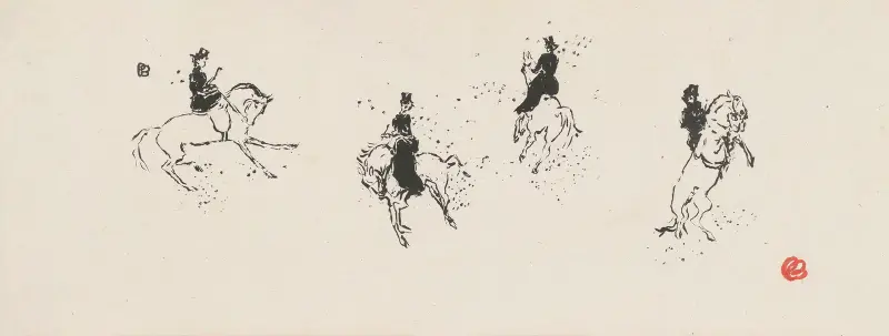 W cyrku... Wyższa szkoła jazdy, Pierre Bonnard