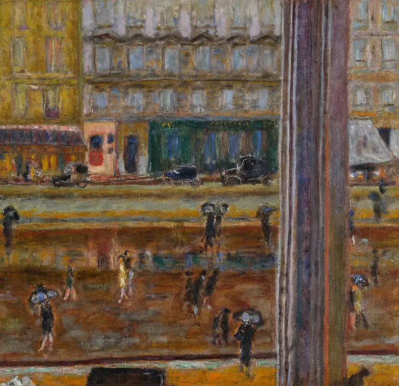 Boulevard des Batignolles (Déšť), Pierre Bonnard