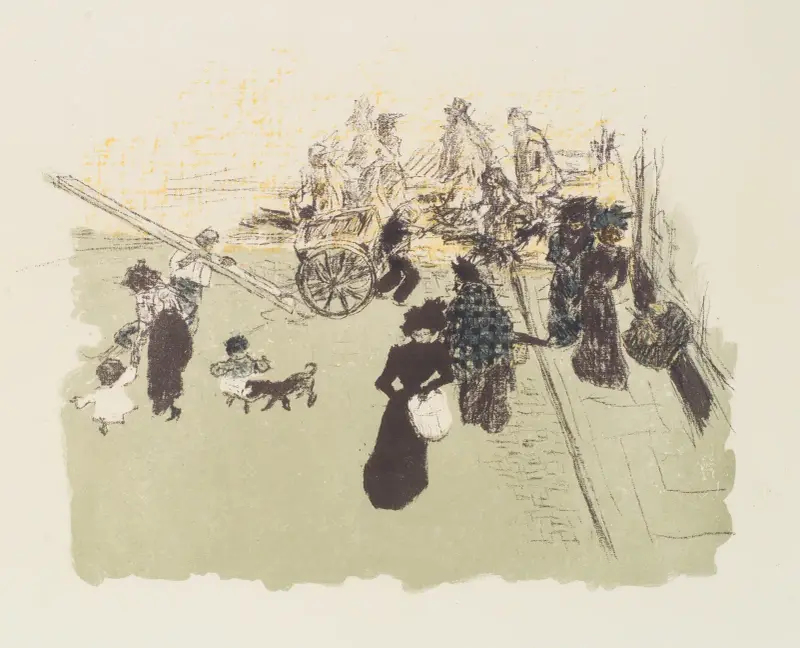 Straßenecke, 1899 – Nr. 2 von Pierre Bonnard