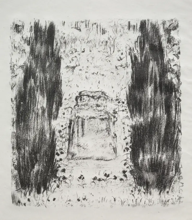Illustration for Daphnis and Chloë av Pierre Bonnard
