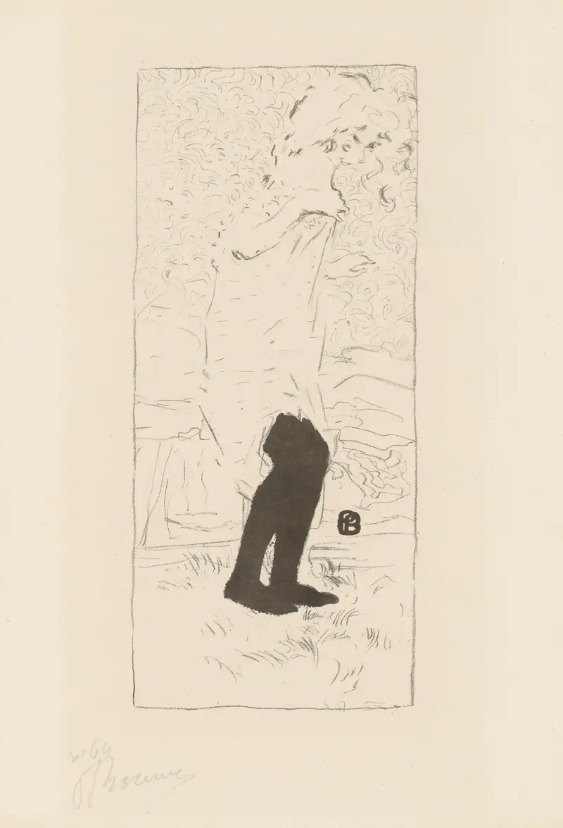 Jeune femme aux bas noirs, 1893 – nr 2 av Pierre Bonnard