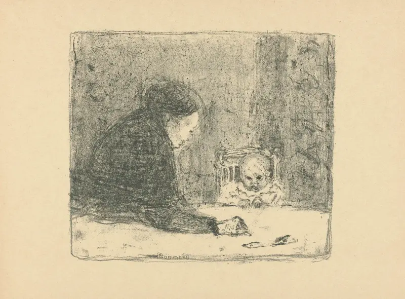 Babička. Interiér, Pierre Bonnard