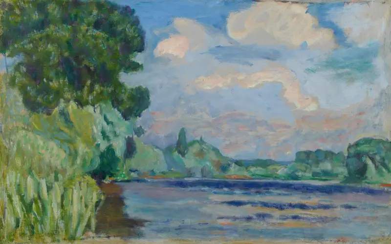 Sekwana w Vernon, Pierre Bonnard