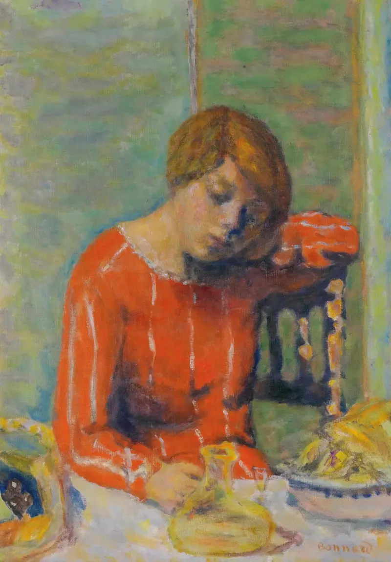 Pruhovaná blůza, Pierre Bonnard