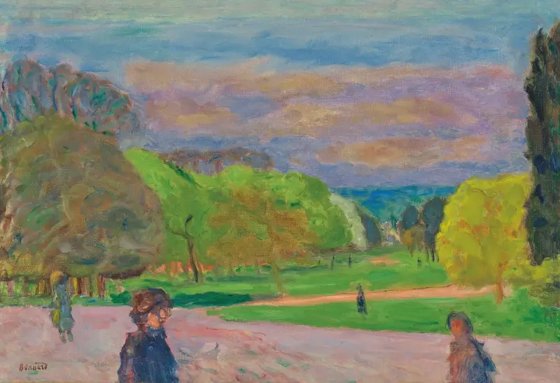 Der öffentliche Garten von Pierre Bonnard