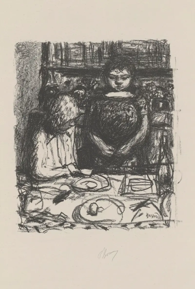 Menu, Pierre Bonnard