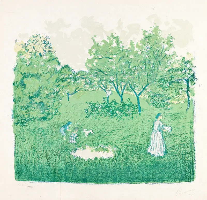 Der Obstgarten von Pierre Bonnard