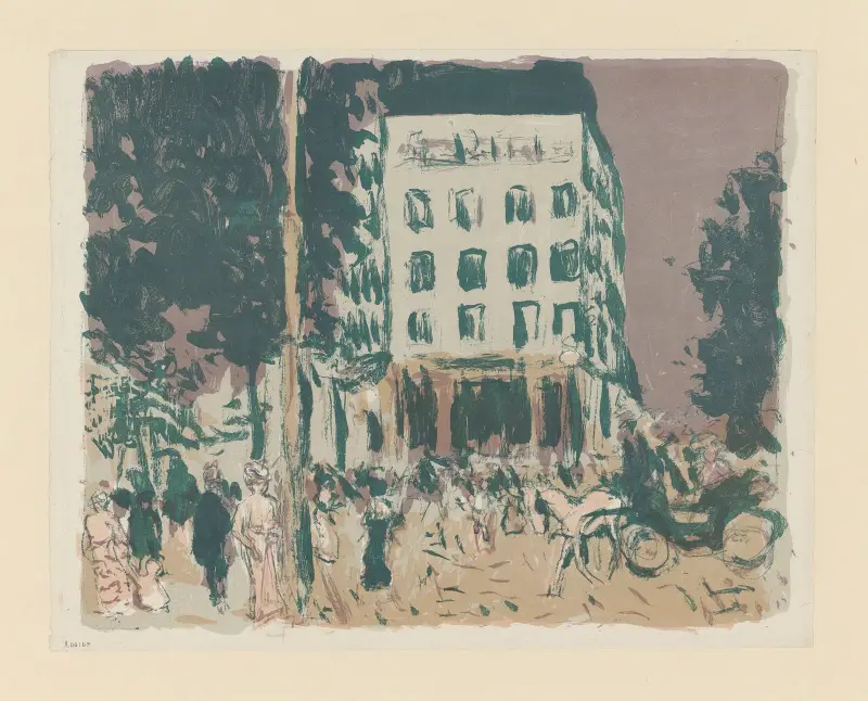Die Boulevards, 1900 – Nr. 1 von Pierre Bonnard