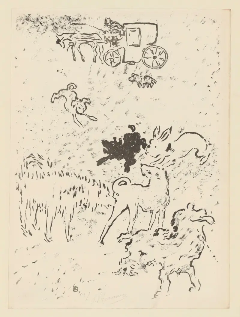 Die Hunde, 1893 – Nr. 2 von Pierre Bonnard