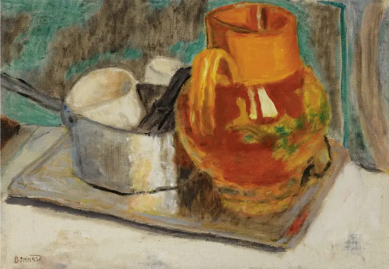 Nature Morte À La Cruche Orange av Pierre Bonnard