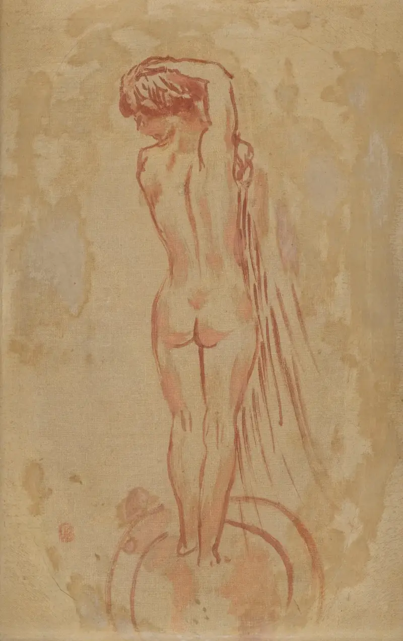 Akt zezadu, Pierre Bonnard