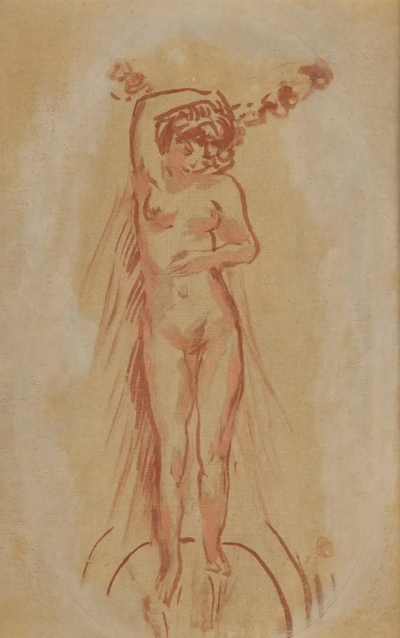 Akt zepředu, Pierre Bonnard