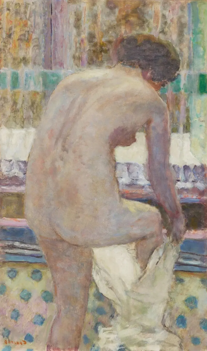Žena, která se obléká, Pierre Bonnard