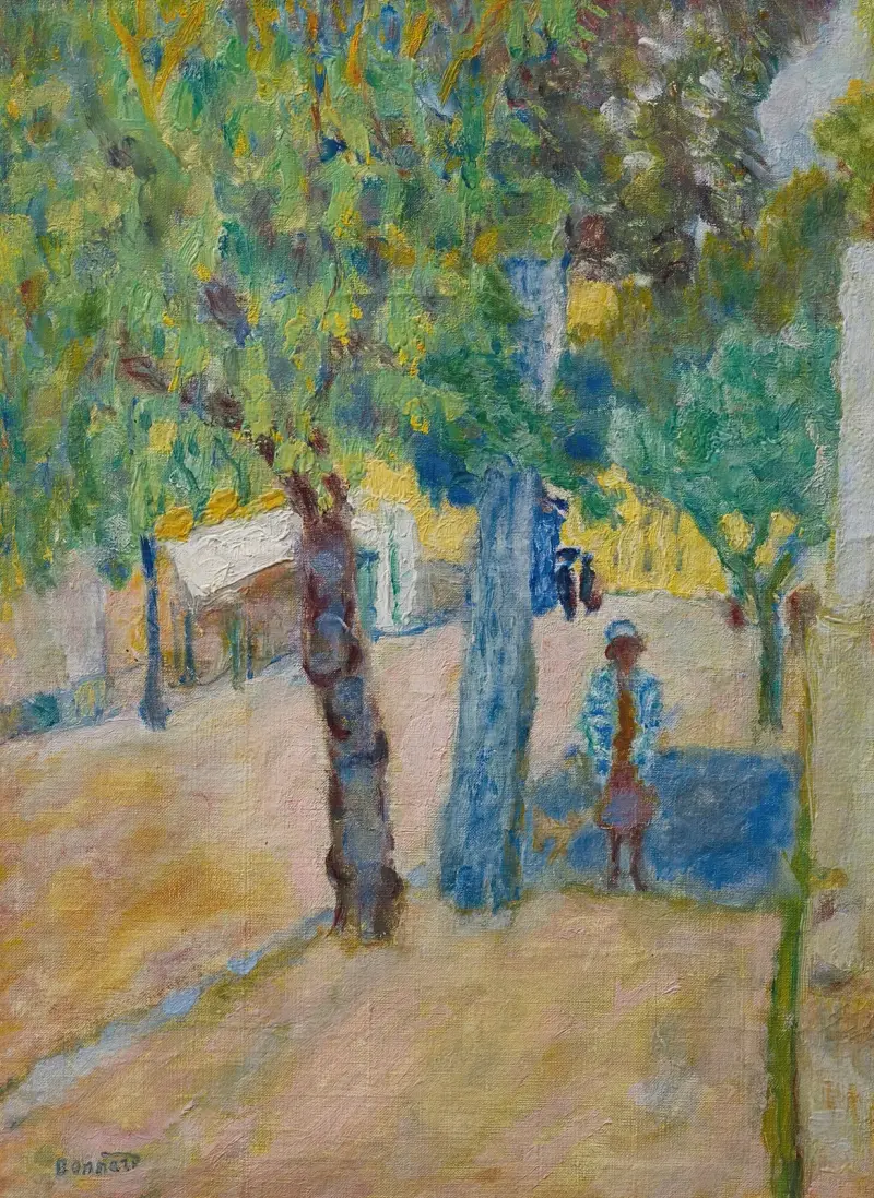 Personnage Sous Un Arbre av Pierre Bonnard