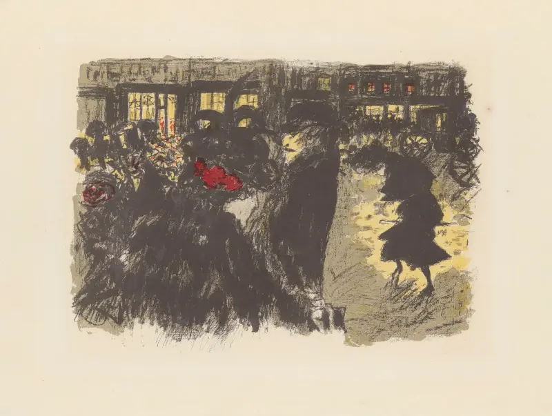 Náměstí večer, 1899 – č. 1, Pierre Bonnard