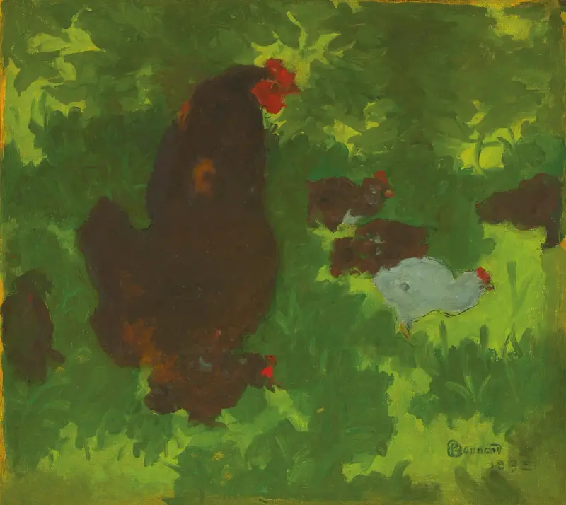Henne und Küken von Pierre Bonnard