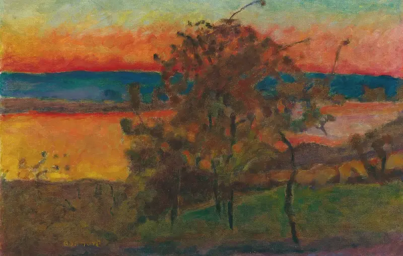 Untergehende Sonne von Pierre Bonnard