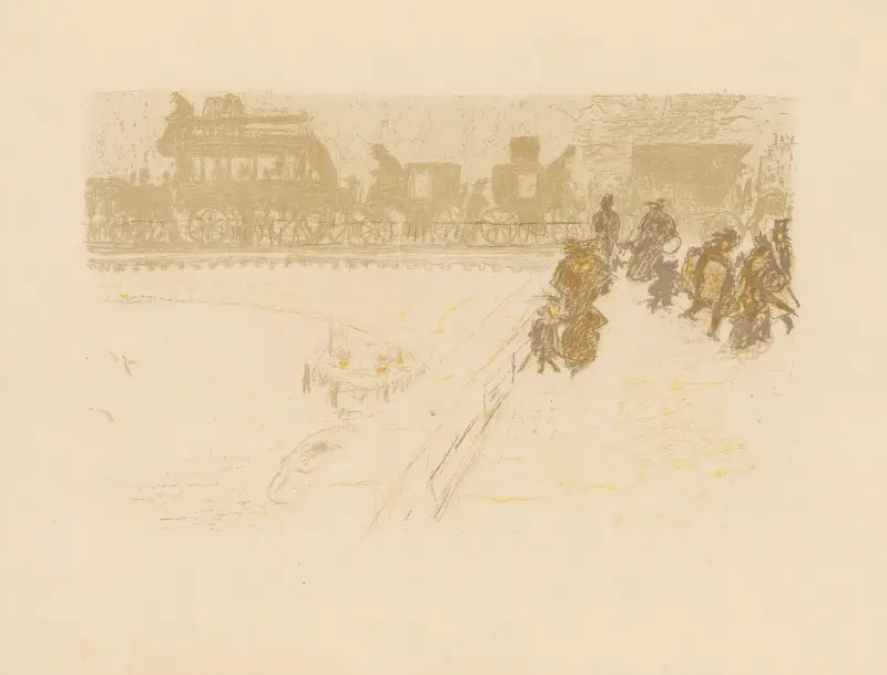 Die Brücke, 1899 – Nr. 2 von Pierre Bonnard