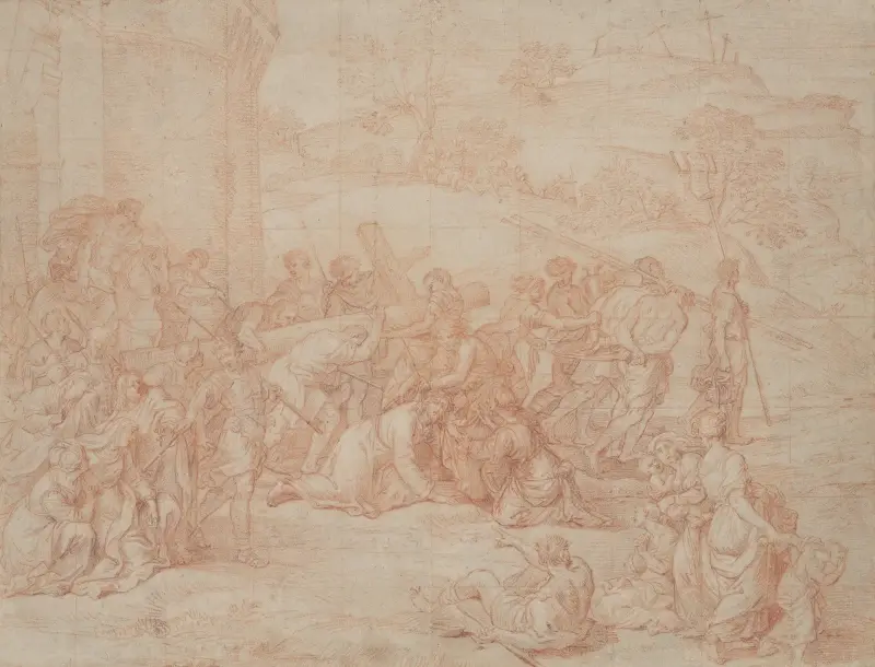 Christ Carrying the Cross av Pierre Mignard