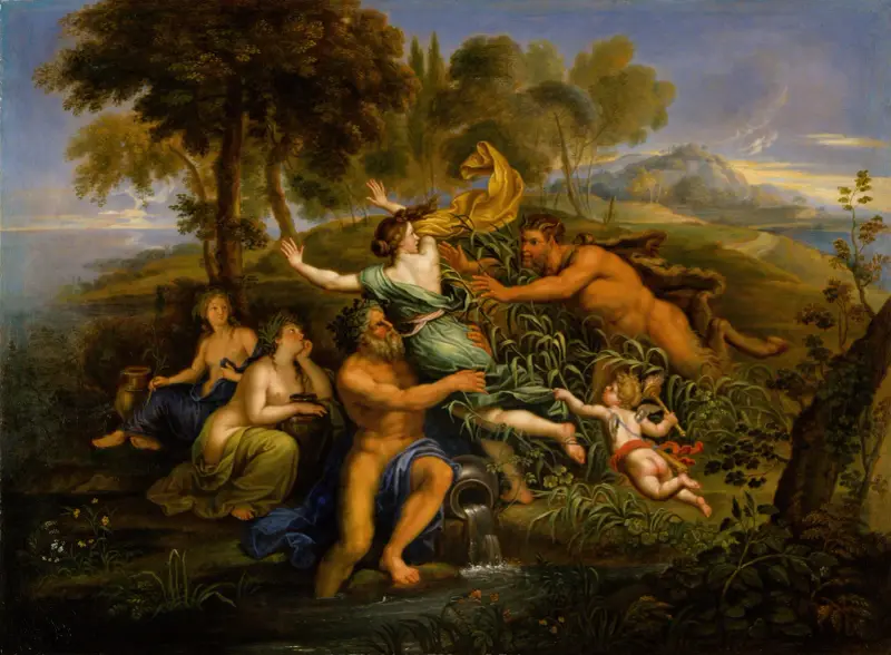 Pan a Syrinx, Pierre Mignard