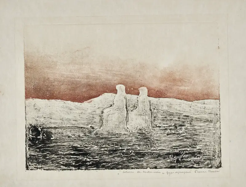 Kolosové Memnonovi (Théby), Pierre Roche