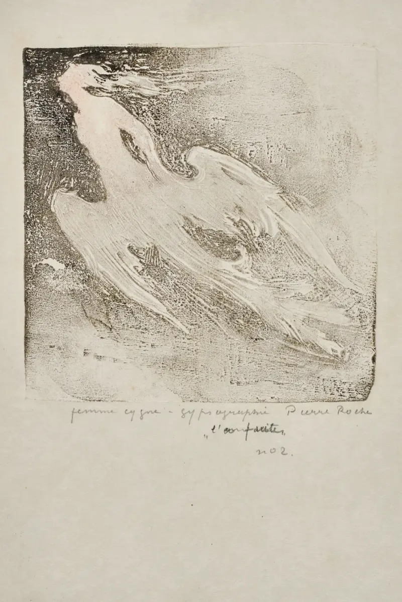 Femmes-cygnes (volantes) IV. La fuite av Pierre Roche