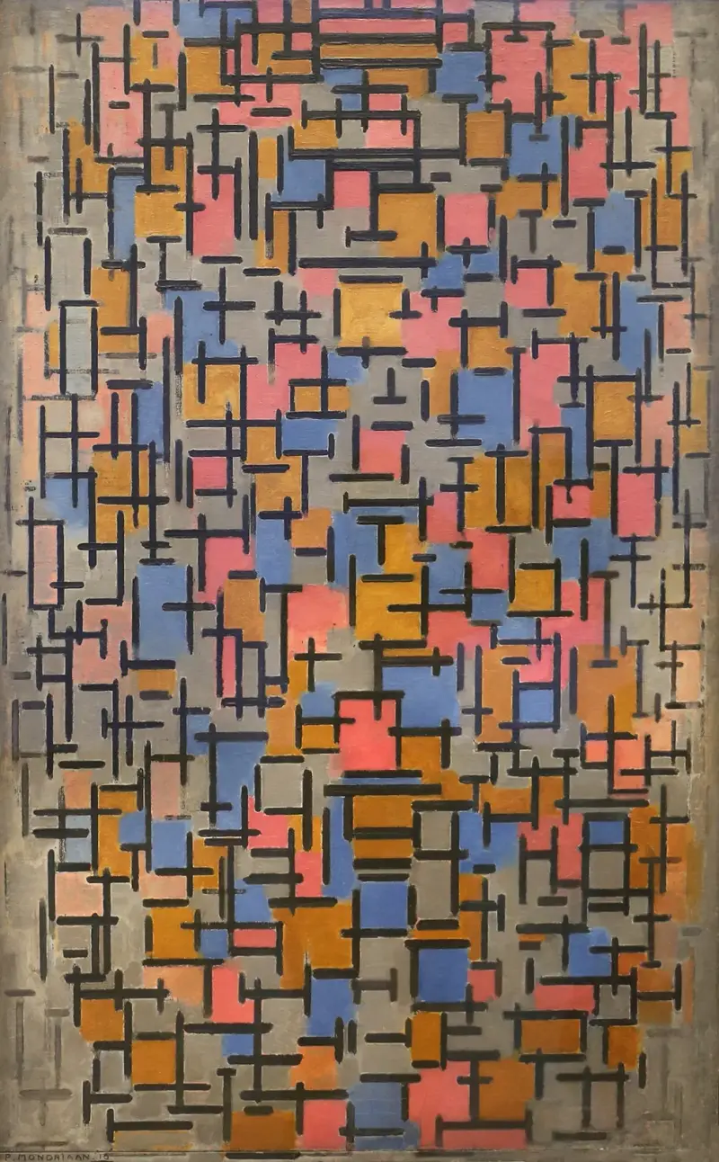 Komposition, 1916 von Piet Mondrian