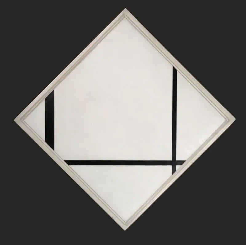 Foxtrot A von Piet Mondrian