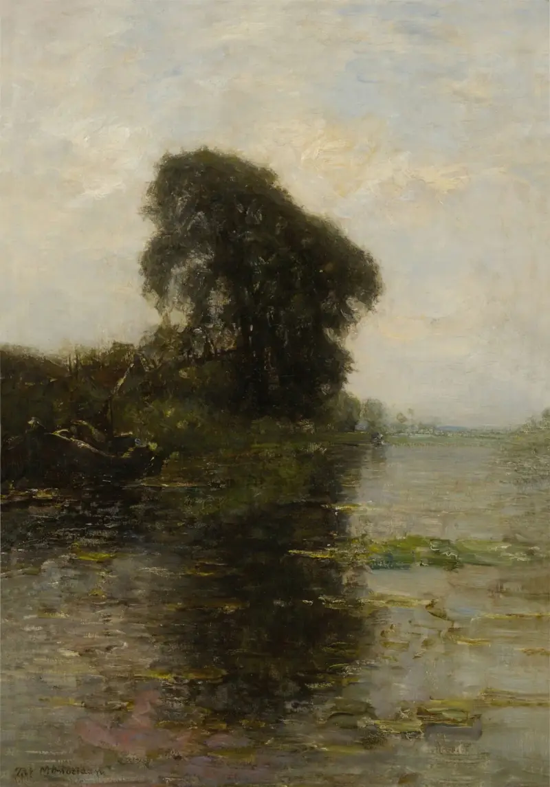 Farma Landzicht pod jasnoniebieskim niebem, Piet Mondrian