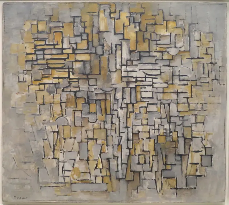 Tafel Nr. 2, Komposition Nr. VII von Piet Mondrian