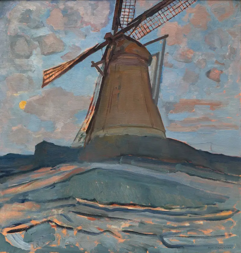 Větrný mlýn, Piet Mondrian