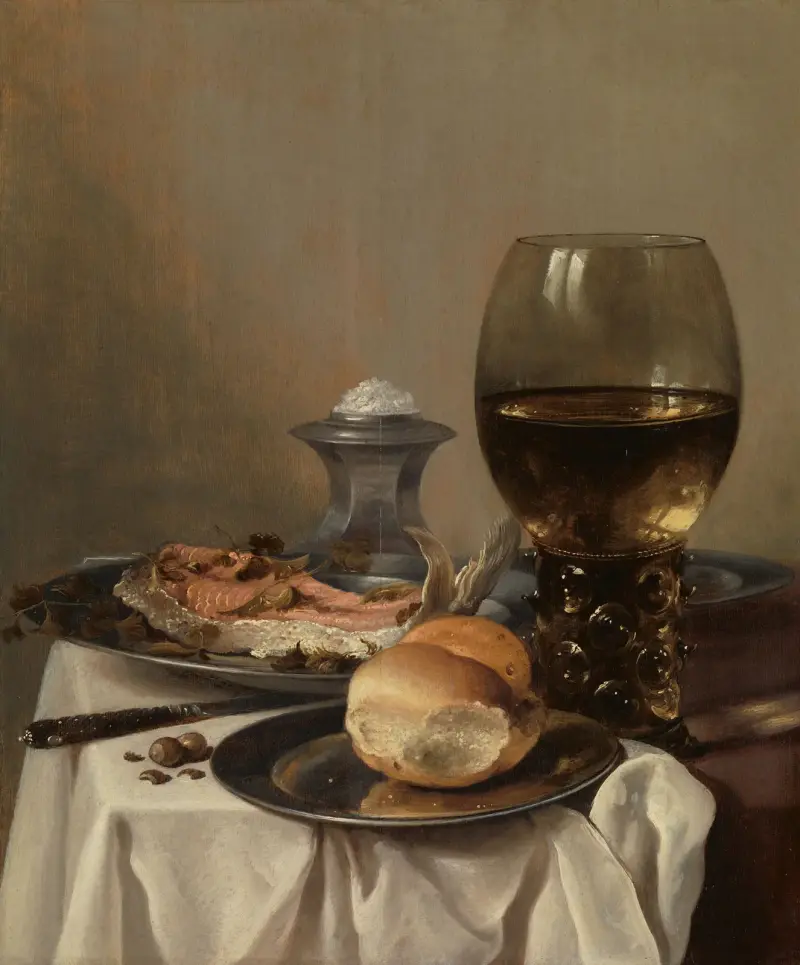 Still Life with a Salt av Pieter Claesz