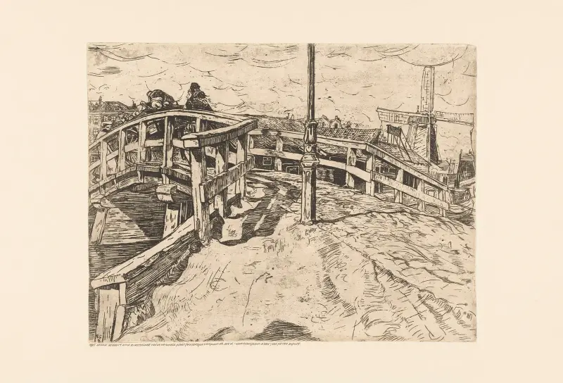 Brug in de Baarsjes av Pieter Dupont